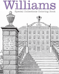 Image of the front of the Special Collections coloring book