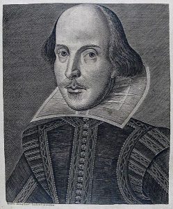 Engraving of William Shakespeare