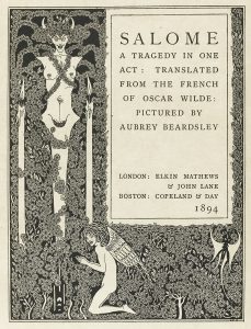 Title page pf Beardsley's Salome.