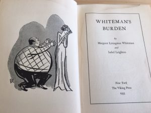 Whiteman's Burden title page and illustration.