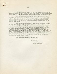Letter from Paul Whiteman, page 2