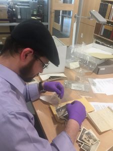 Intern processing a collection