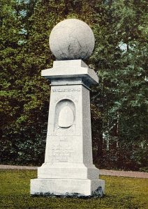 Photo of haystack monument