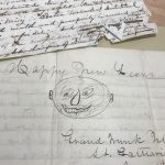 detail of peck correspondence