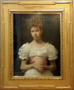 Pastel portrait of Margaret French by Daniel Chester French