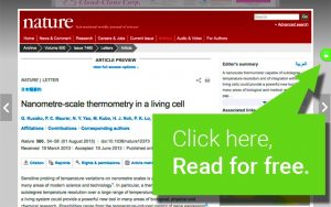 Unpaywall browser extension showing icon indicating OA access