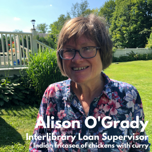 Alison O'Grady, Interlibrary Loan Supervisor
