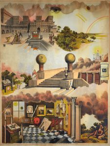 Masonic instructional print
