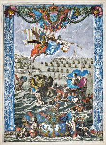 decorative title-page from Le Neptune francois 1693