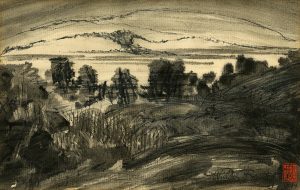 ink landscape