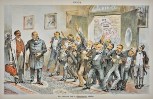 Joseph Keppler Democratic Negro in the Senate lithograph for Puck