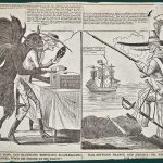 Cartoon by C.J. Grant wood engraving