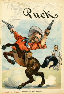 Udo Keppler Theodore Roosevelt lithograph for Puck